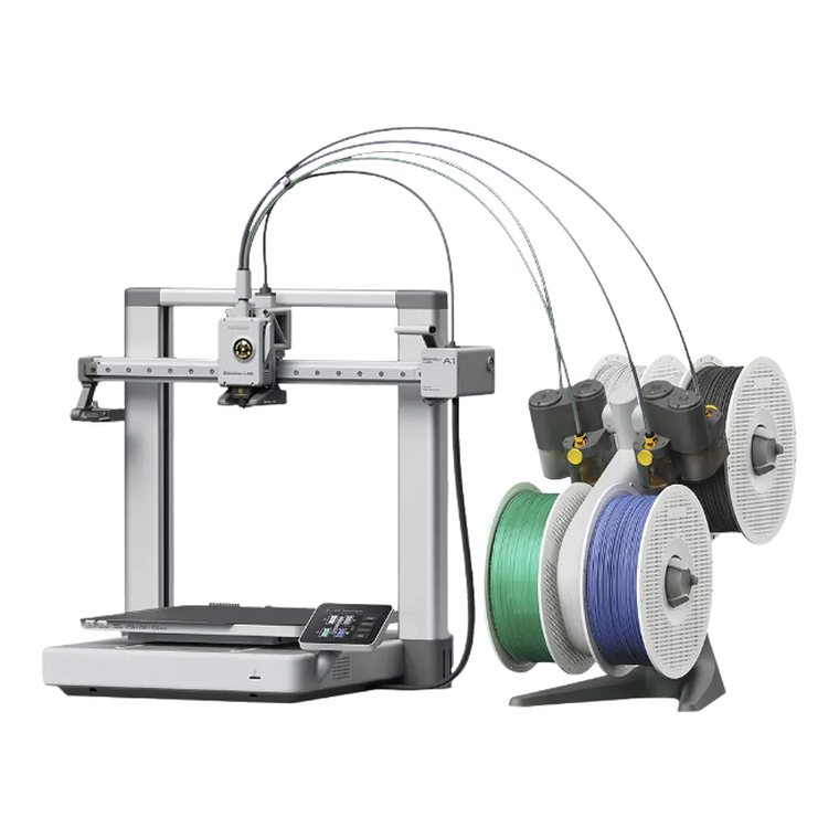 Impressora 3D com suporte de filamentos